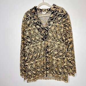 Vintage MaxiMa USA Embroidered Mesh Jacket – Size 1XL